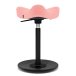 Varier Stokke Move Compact in Rosa mit schwarzen Holzteller